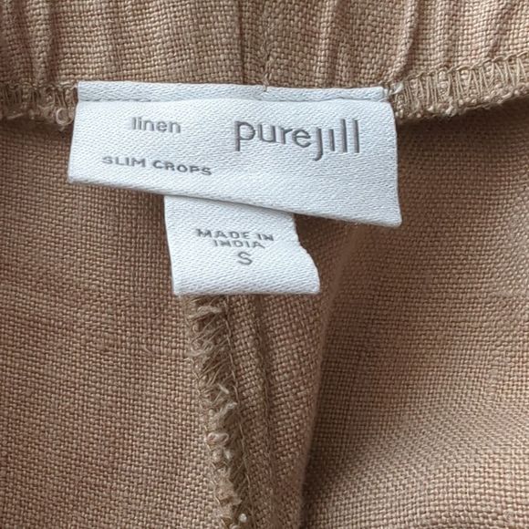 J Jill Linen Pants Tan - Picture 5 of 5